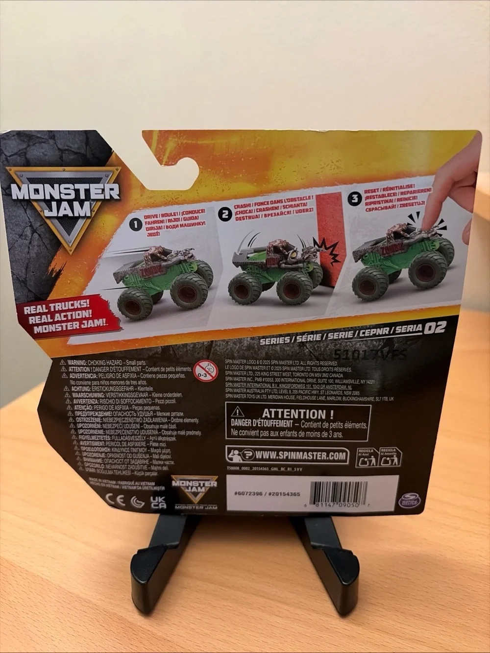 Monster Jam Son-uva Digger Toy Truck - Bright Blue